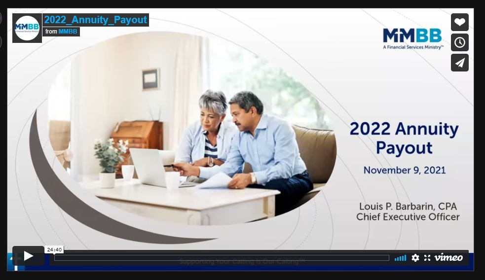 2022 Annuity Payout Archive Recording